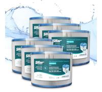 Sillar Cartuchos de Filtro Tipo S1 para Intex PureSpa, Duradero, Filtro de Repuesto para spas hinchables, 3 uds., 11692/29001E