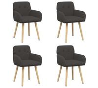 vidaXL Sillas de Comedor 4 uds. Bou ris Oscuro 59 x 57 x 85 cm