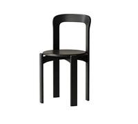 Sillas de comedor retro de madera maciza, sillas apilables sin brazos con respaldo curvado para cocina, comedor, bistró