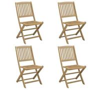 Sillas De Jardín Plegables 4 Uds Madera Acacia 44x50x88 Cm Vidaxl