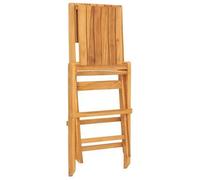 Sillas De Jardín Plegables 4 Uds Madera Maciza Teca 47x62x90 Cm Vidaxl