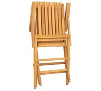vidaXL Sillas de jardín plegables 6 uds madera maciza teca 61x67x90 cm