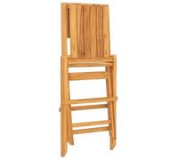 Sillas De Jardín Plegables 8 Uds Madera Maciza Teca 47x62x90 Cm Vidaxl