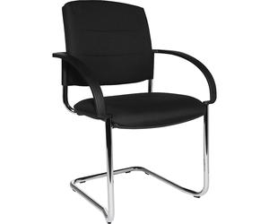 Sillas oscilantes, UE 2 unidades eurokraft pro, respaldo acolchado, negro