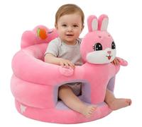 Sillas para bebés para sentarse de 3 a 12 meses |.Silla para Bebé, Asiento de Piso para Sentarse, Silla Portátil con Soporte Ergonómico y Tela de Felpa Suave, Diseño de Conejo para Niños Pequeños de