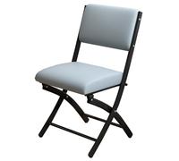 Sillas plegables azules con asiento y respaldo acolchados, diseño de acero de metal resistente, sillas portátiles para interiores y exteriores, ideales para el hogar, oficina, cocina, fiestas y