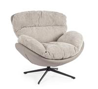 Sillón Adinda gris oscuro/gris tórtola