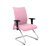 Sillón Albacete confidente patín bali rosa pálido
