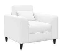 vidaXL Sillón Tela Blanco 90 x 88 x 85 cm