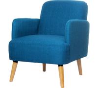 Sillón BROOKS meet, patas de madera maciza