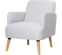 Sillón BROOKS meet, patas de madera maciza