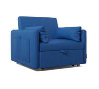Sillón cama nest 1 nalui azul marino reclinable 3 en 1 (93x100x79cm) con 2 cojines