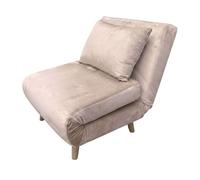 Miroytengo Sillón Cama Nórdic Lite, Sillón Convertible Apertura Clic-Clac Beige -