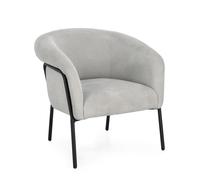 Sillón Camila gris claro