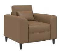vidaXL Sillón Capuchino Cuero sintético