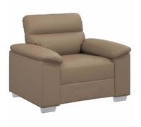 Sillón Cuero Sintético Color Capuchino 100x81x84 Cm Vidaxl