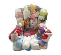 Sillón de animal de peluche Transparente Impermeable Gran Capacidad | Asiento de Almacenaje Juguetes de Peluche Hogar Resistente a Manchas para Cuarto Infantil Salón Dormitorio y Apartamento