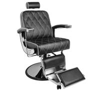 Sillón de barbero Imperial Negro Gabbiano