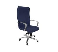 Sillón De Dirección Ergonómico Con Mecanismo Basculante Y Regulable En Altura Asiento Y Respaldo Tapizados En Tejido Bali Color Azul Marino Piqueras Y Crespo Modelo Caudete