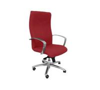 Sillón De Dirección Ergonómico Con Mecanismo Basculante Y Regulable En Altura Asiento Y Respaldo Tapizados En Tejido Bali Color Granate Piqueras Y Crespo Modelo Caudete
