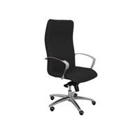 Sillón De Dirección Ergonómico Con Mecanismo Basculante Y Regulable En Altura Asiento Y Respaldo Tapizados En Piel Color Negro Piqueras Y Crespo Modelo Caudete