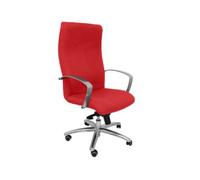 Sillón De Dirección Ergonómico Con Mecanismo Basculante Y Regulable En Altura Asiento Y Respaldo Tapizados En Tejido Bali Color Rojo Piqueras Y Crespo Modelo Caudete