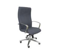 Sillón De Dirección Ergonómico Con Mecanismo Basculante Y Regulable En Altura Asiento Y Respaldo Tapizados En Tejido Bali Color Gris Piqueras Y Crespo Modelo Caudete