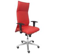 Sillón De Dirección Ergonómico Con Mecanismo Sincro Y Regulable En Altura Asiento Y Respaldo Tapizados En Similpiel Color Rojo Piqueras Y Crespo Modelo Albacete