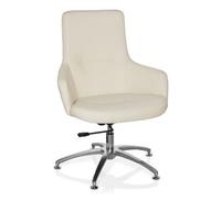 Sillón De Diseño Shake 300 Piel Sintética Blanco Hjh Office