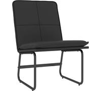 Sillón de estar vidaXL, color , 54x75x76 cm, tapizado en cuero sintético