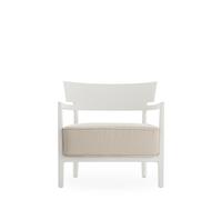 Sillón de Exterior CARA MAT Blanco/ Beige