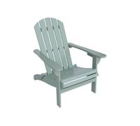 Sillón de madera de acacia con reposabrazos, kerina, verde grisáceo, 90x71x91.5 cm