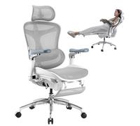 Sillón de Oficina Ergonómico SIHOO Doro C300 Pro Blanco - Reposabrazos 6D, Soporte Lumbar Adaptativo, Respaldo de Malla Transpirable, Inclinación 135° - Nuevo
