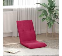 Sillón de pie en color burdeos, 46 x 50 x 61 cm, tapizado en terciopelo, mueble, sillas, sillones de pie, 4,642 kg