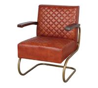 Sillón De Piel Galápagos - Misterwils Furniture For Free Souls 65x87x66 Brown