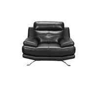 Sillón de piel hawai color negro - conforama