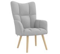 Sillón De Relax Tela Gris Nube Vidaxl