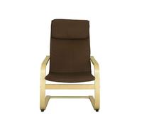 Sillón de tela paz color chocolate - conforama