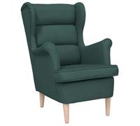 Sillón De Tela Verde Oscuro 74x84x100 Cm Vidaxl
