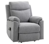 Sillón de televisión HOMCOM con ayuda para levantarse, eléctrico, sillón reclinable con función de descanso