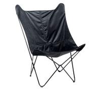 Sillón De Terciopelo Negro Mariposa Patas Sala De Estar Dormitorio Nybro