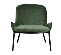 Sillón de terciopelo retro salvia