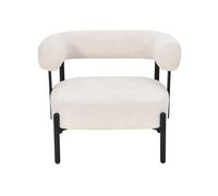 Sillón decorativo amal color blanco - conforama