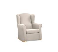 Sillón decorativo balancín dan color beige