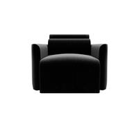 Sillón deslizante modena tela 1 color antracita