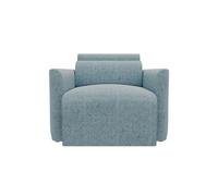 Sillón deslizante modena tela 1 color azul claro