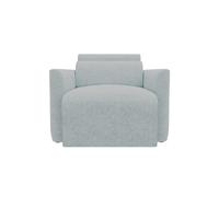 Sillón deslizante modena tela 1 color gris claro
