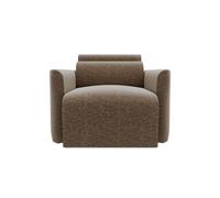 Sillón deslizante modena tela 1 color marrón