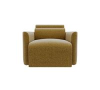 Sillón deslizante modena tela 1 color mostaza
