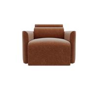 Sillón deslizante modena tela 1 color terracota